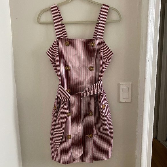 C/MEO Collective Red & White Striped Dress - Picture 4 of 7